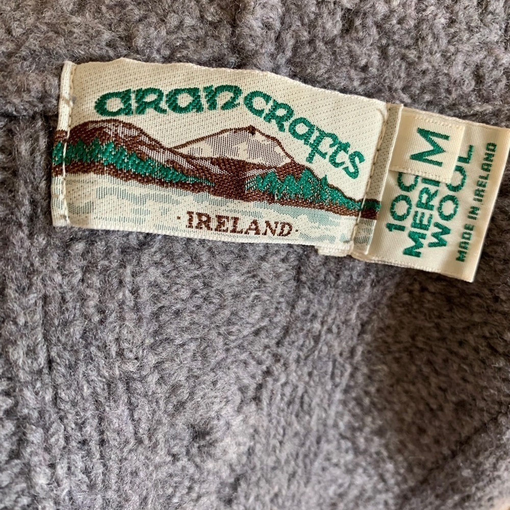 Arancrafts 100% Merino Wool Cardigan Sweater - Picture 5 of 11